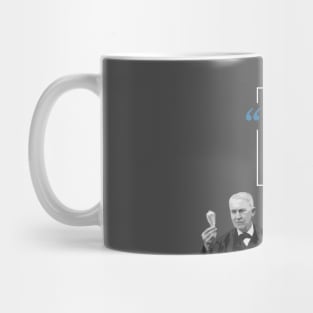 Thomas Edison on Mistakes Mug